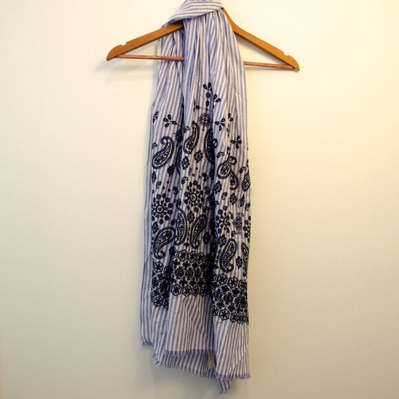 Embroidered Scarf - Talbots - Picture 3 of 6